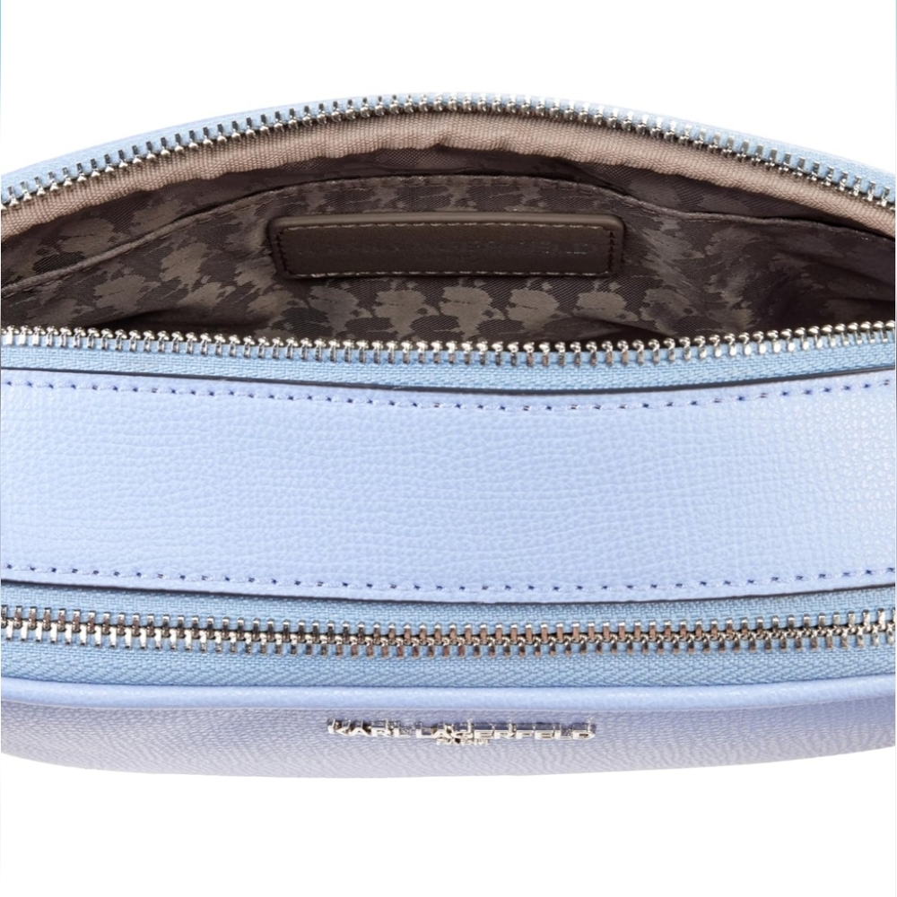 KARL LAGERFELD Maybelle Solid Crossbody NWT - Picture 5 of 16